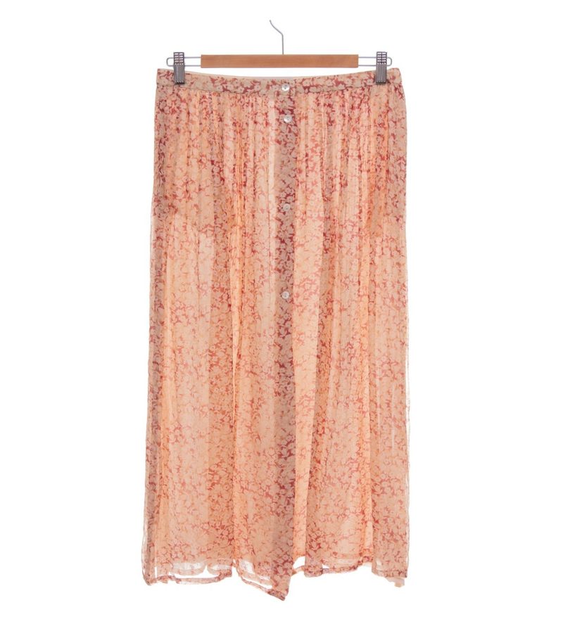 CERRUTI 1881 Damen Rock Midirock Floral Gr. 40 (DE 38) Mehrfarbig Seide – Foto 1