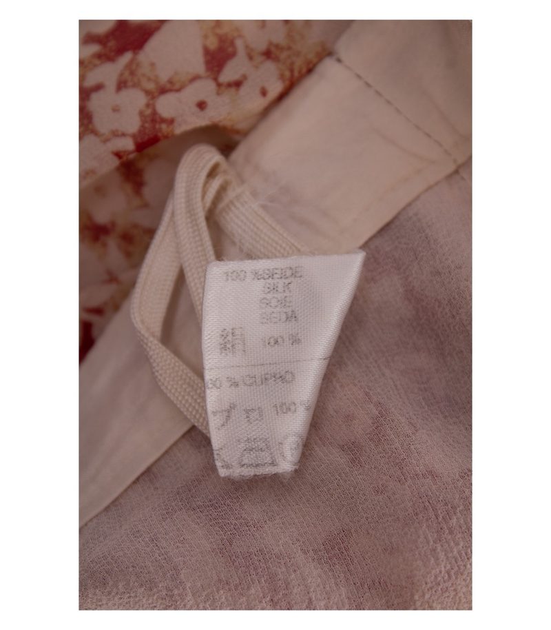CERRUTI 1881 Damen Rock Midirock Floral Gr. 40 (DE 38) Mehrfarbig Seide – Foto 4