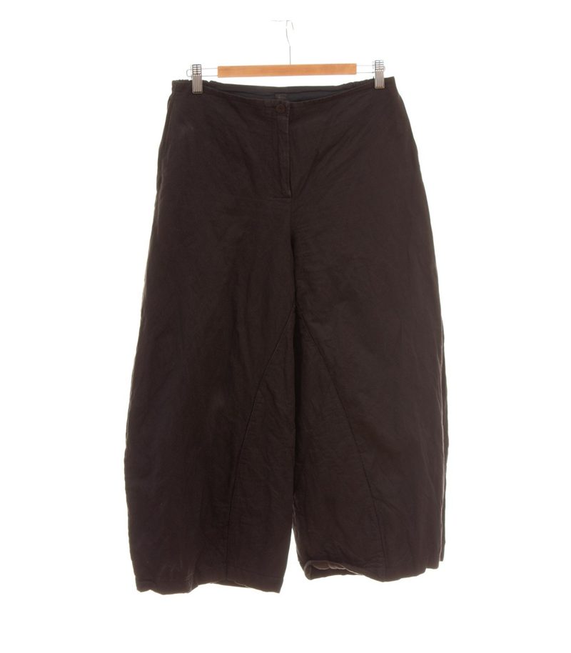 Absolut By Zebra Damen Hose Culotte Gr. 1 (ca. DE 40) Braun Baumwolle – Foto 1