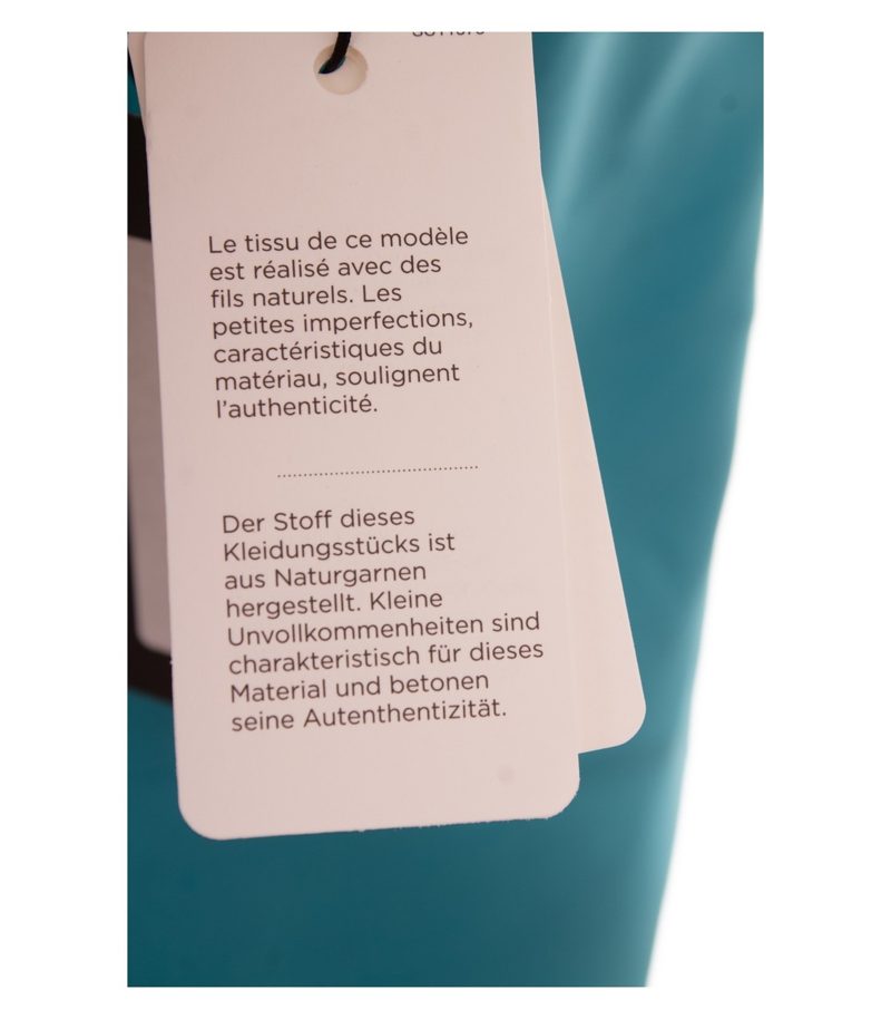 EMPORIO ARMANI Damen Top Bandeau-Top Gr. IT 44 (DE 38) Seide-Mix Türkis Schleife – Foto 6