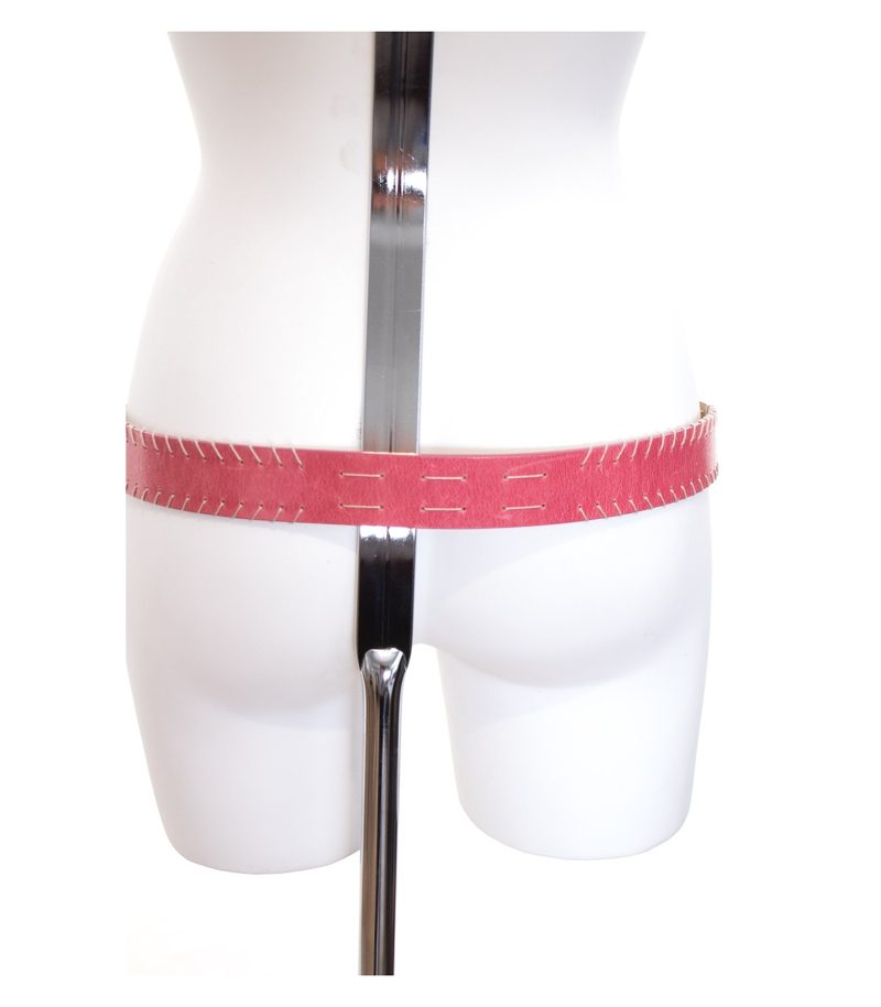 SCHUMACHER Damen Gürtel Gr. S Rose Creme Leder – Foto 3