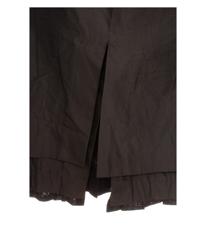 Marc O'Polo Damen Rock Rüschenrock Rüschen Knielang Gr. 38 Schwarz – Foto 3