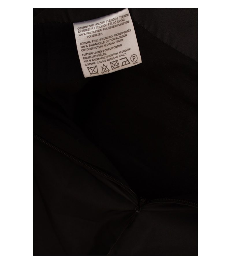 Marc O'Polo Damen Rock Rüschenrock Rüschen Knielang Gr. 38 Schwarz – Foto 4