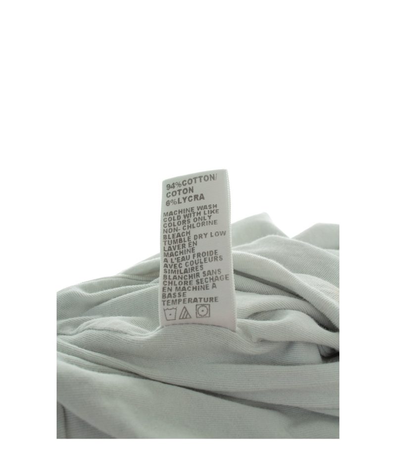 JAMES PERSE Damen Kleid Raffkleid Stretch Gr. 3 (DE 40) Grau Baumwolle – Foto 8