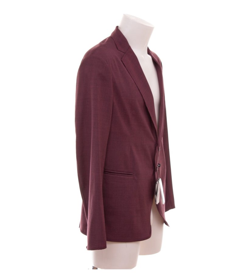 Emporio Armani Herren Sakko Blazer Einreiher Light Wardrobe Gr. 48 Rot Wolle – Foto 2