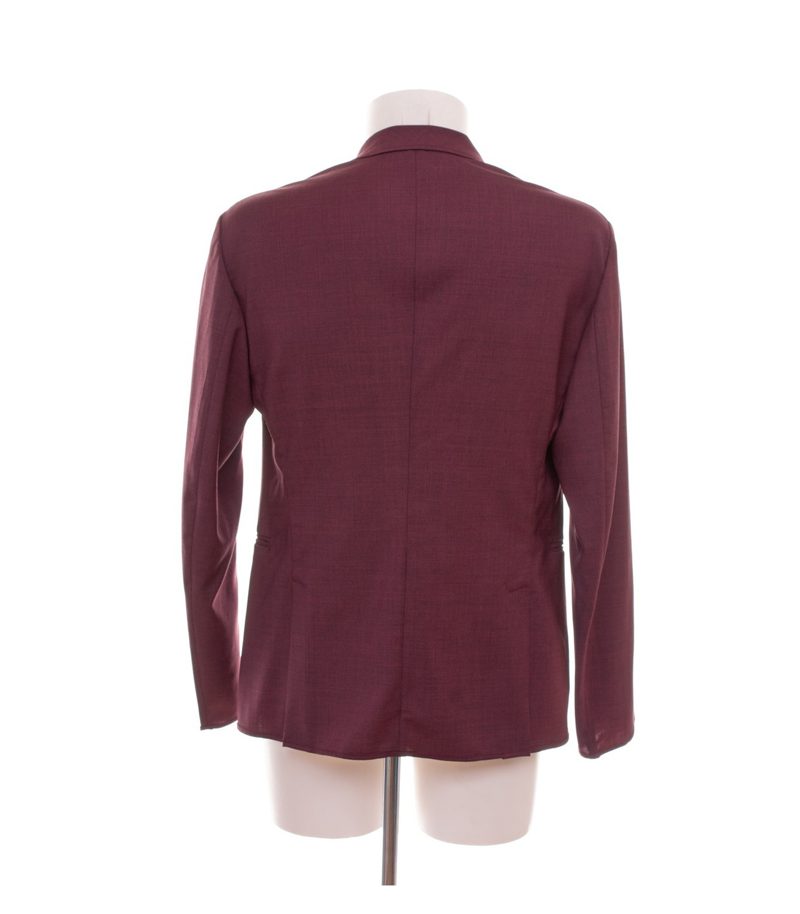 Emporio Armani Herren Sakko Blazer Einreiher Light Wardrobe Gr. 48 Rot Wolle – Foto 3
