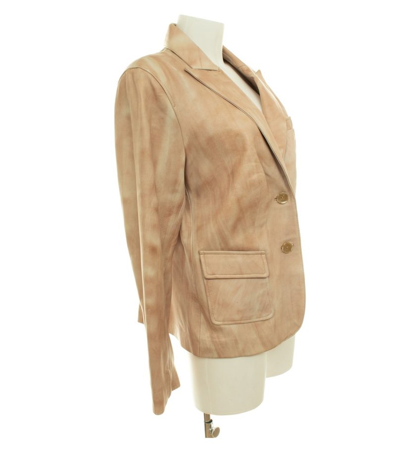Heine Damen Blazer ca. Gr. 46 Beige Einreiher – Foto 2