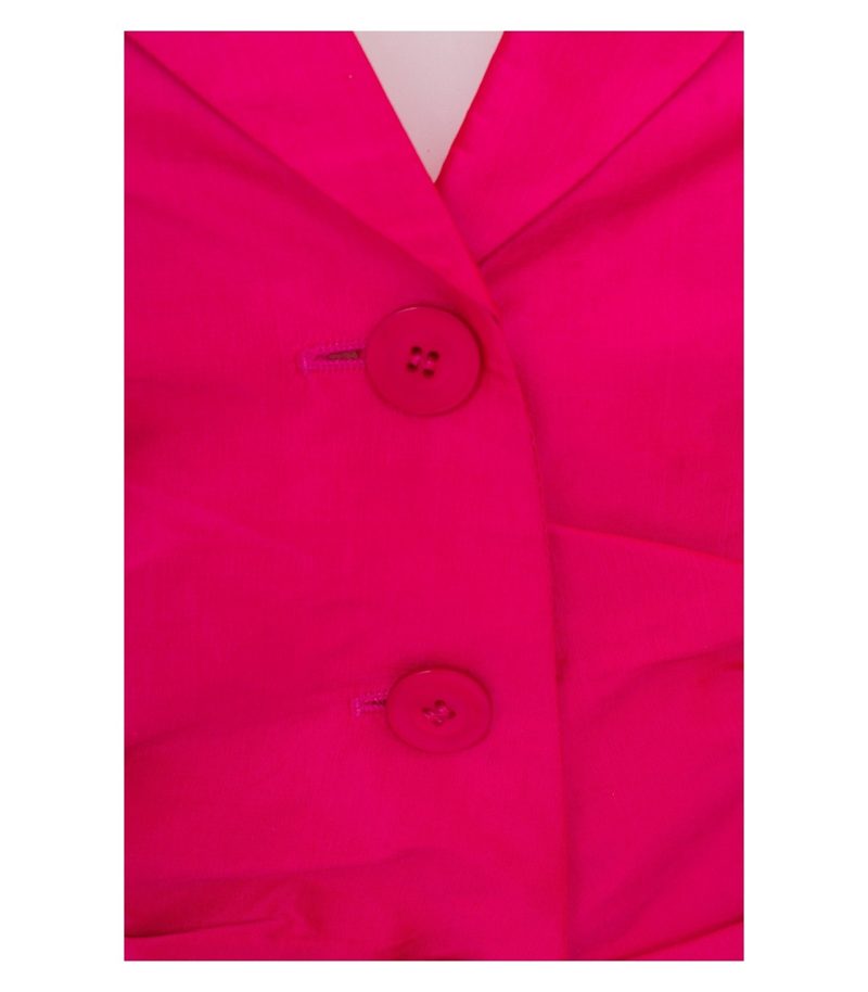Madeleine Damen Blazer Einreiher Gr. M Seide Rosa Langarm – Foto 5