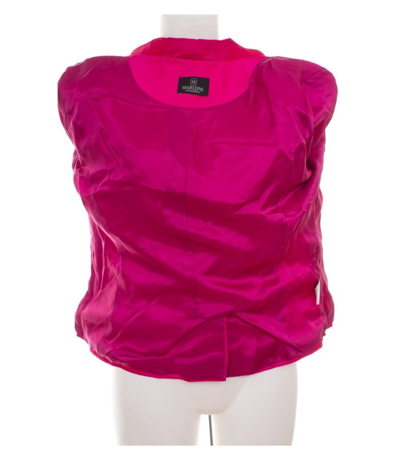 Madeleine Damen Blazer Einreiher Gr. M Seide Rosa Langarm – Foto 6