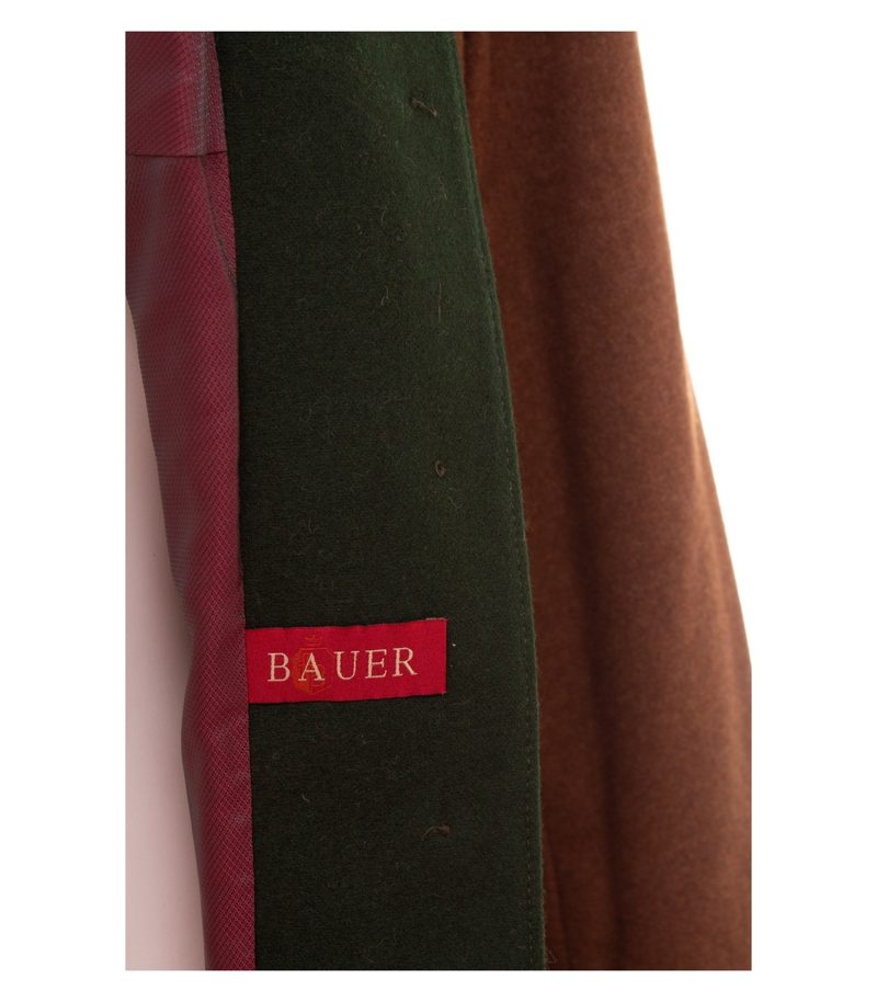 Bauer Damen Jacke Janker Gr. 48 Wolle Braun Stehkragen – Foto 9