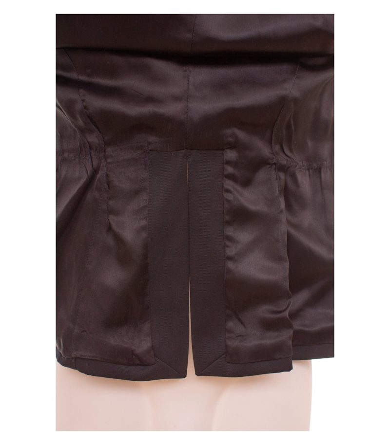 Armani Jeans Damen Blazer Gr. 38 Wolle Schwarz Einreiher – Foto 9