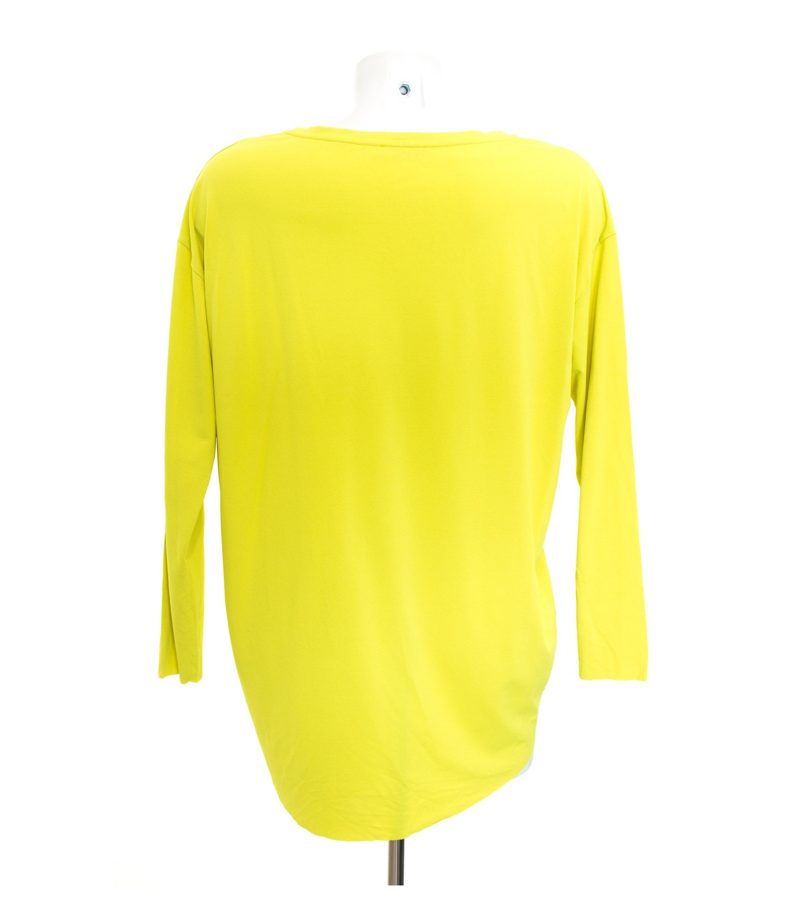 COS Damen Langarmshirt Lagenlook Longsleeves Shirt Neongelb Gr. M – Foto 3