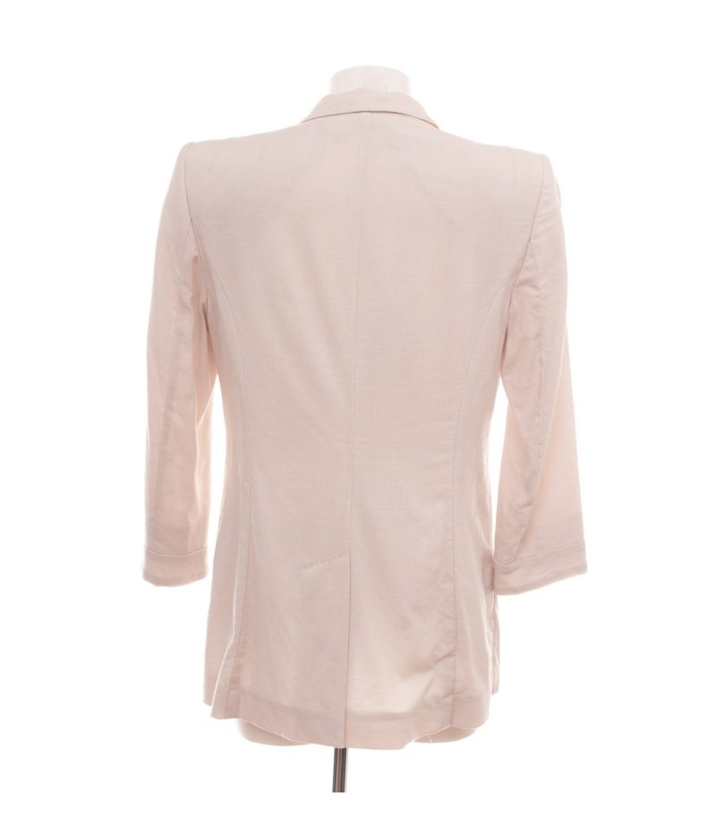 Windsor Damen Blazer Gr. 42 Loro Piana Beige Einreiher Wollmix – Foto 3