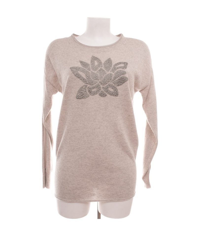 Marc Cain Damen Pullover Gr. 38 (N3)  Beige Seide Kaschmir – Foto 1