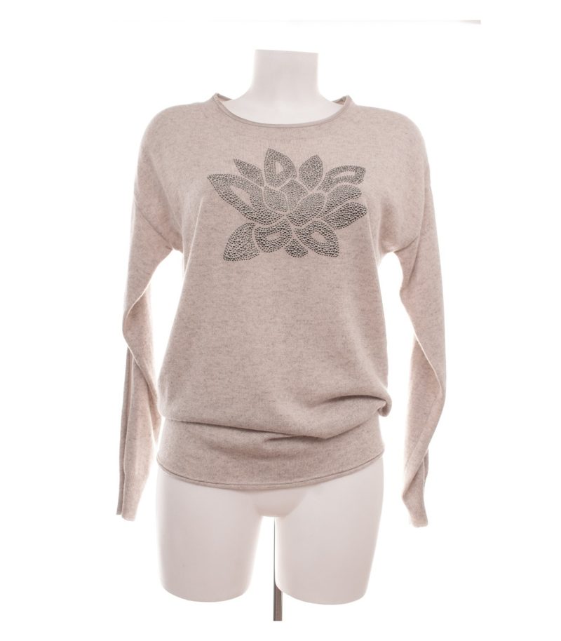 Marc Cain Damen Pullover Gr. 38 (N3)  Beige Seide Kaschmir – Foto 2