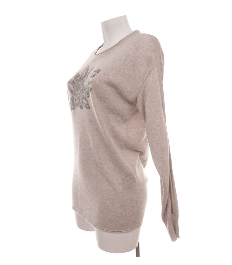 Marc Cain Damen Pullover Gr. 38 (N3)  Beige Seide Kaschmir – Foto 4