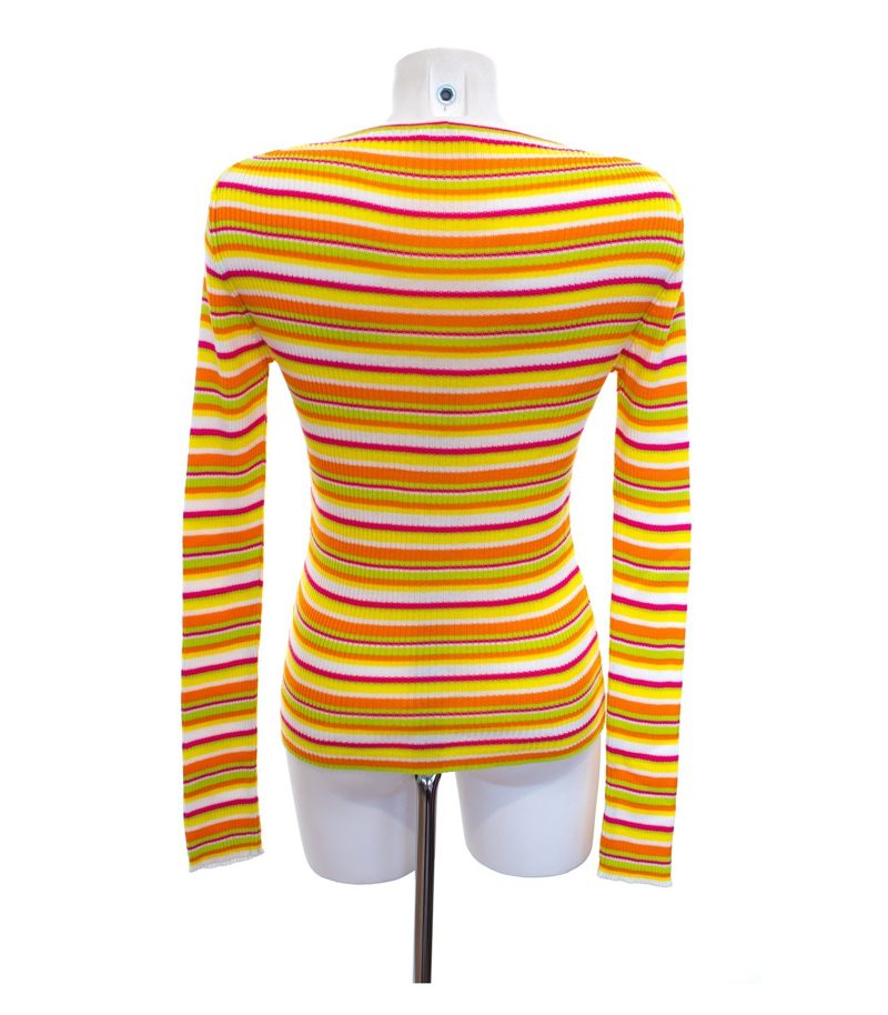 Laurel Damen Strickjacke Cardigan Rippenstrick Gr. L Mehrfarbig Strick – Foto 2
