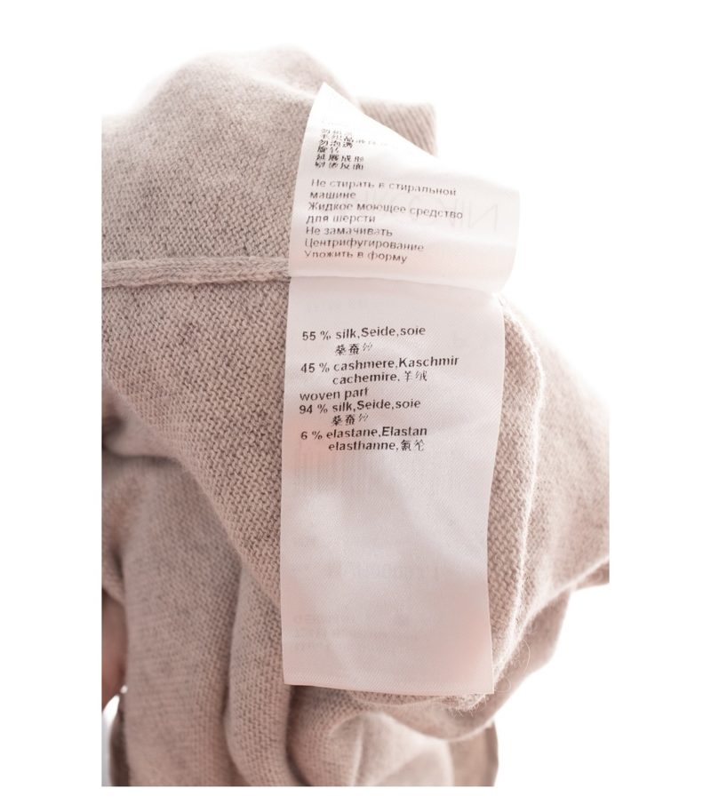 Marc Cain Damen Pullover Gr. 38 (N3)  Beige Seide Kaschmir – Foto 9