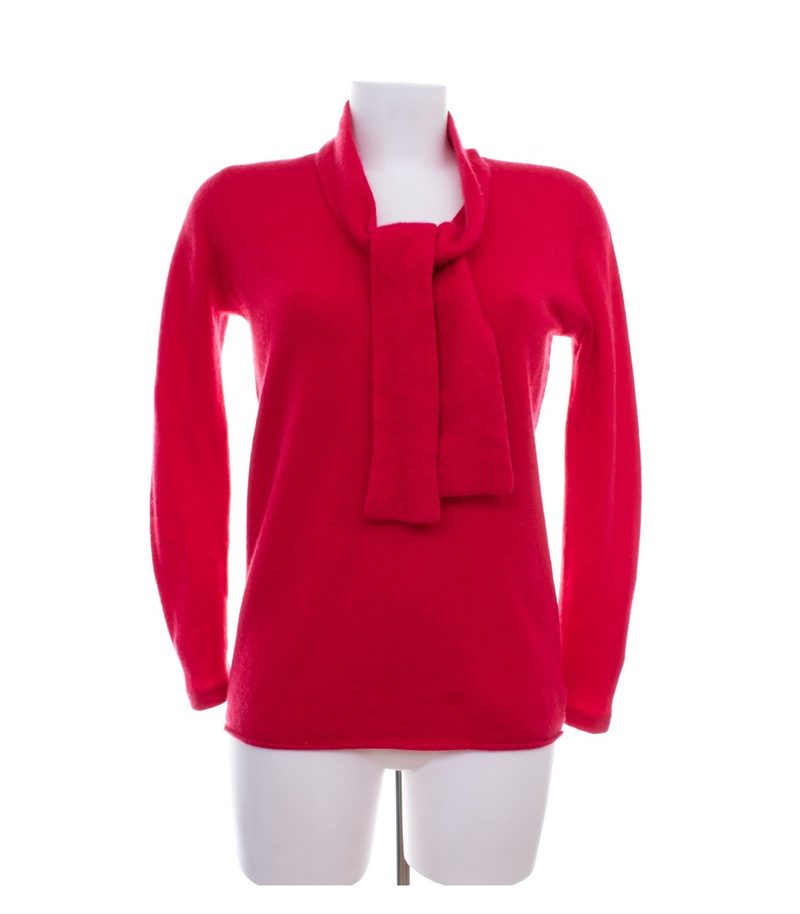 Bruno Manetti Damen Pullover Gr. 40 (46) Rot Strickpullover Kaschmir – Foto 1