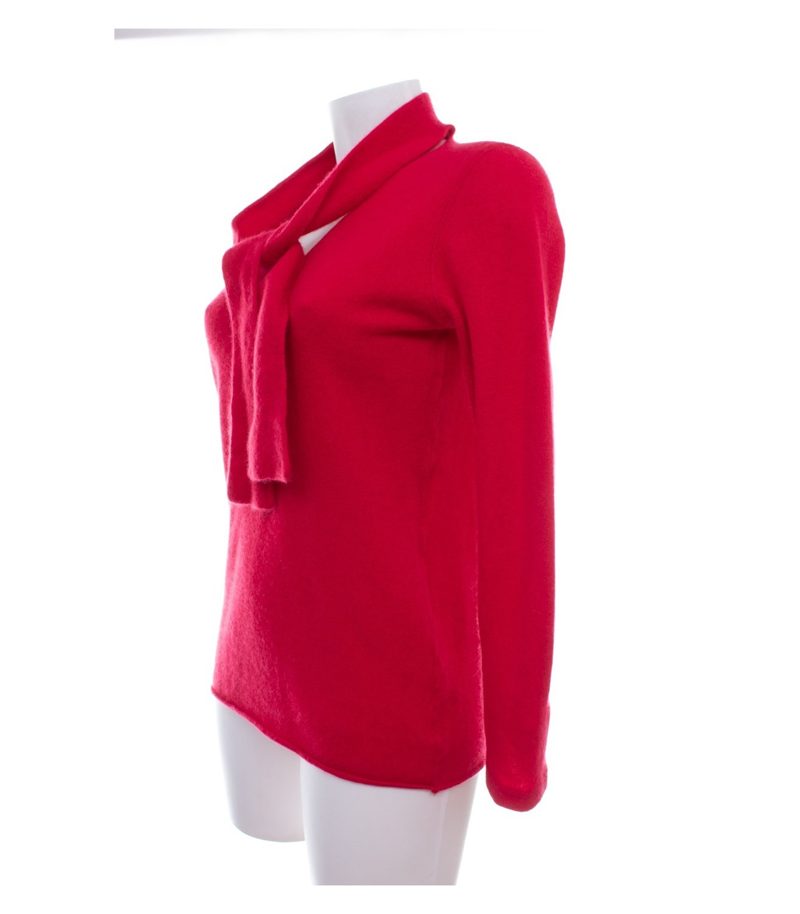 Bruno Manetti Damen Pullover Gr. 40 (46) Rot Strickpullover Kaschmir – Foto 4