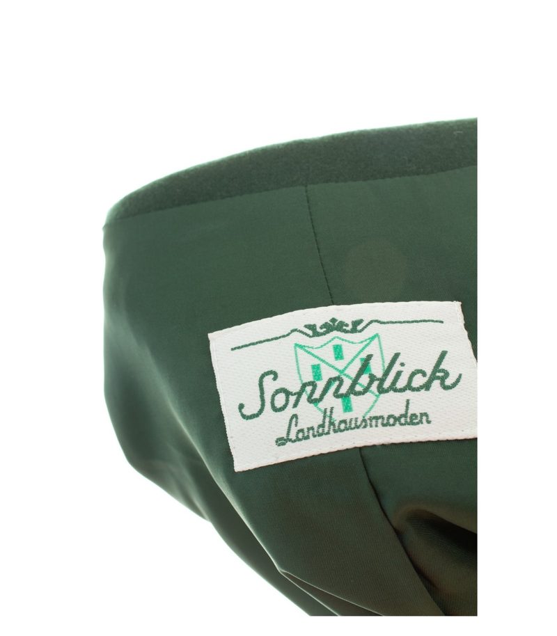 Sonnblick Landhausmoden Damen Blazer Gr. 44 Grün Zweireiher Wolle Fischgrat – Foto 8