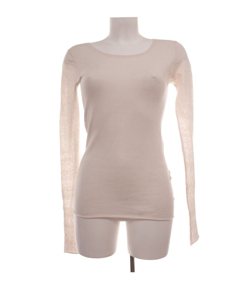 Dear Cashmere Damen Pullover Oberteil Gr. S Kaschmirmix Beige Langarm – Foto 1