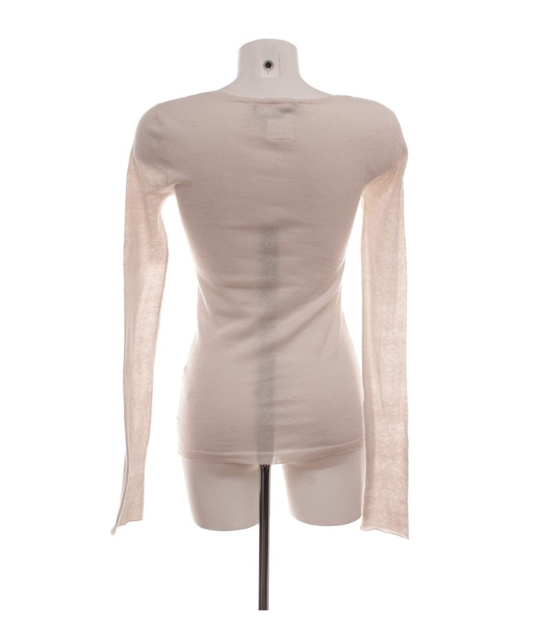 Dear Cashmere Damen Pullover Oberteil Gr. S Kaschmirmix Beige Langarm – Foto 3