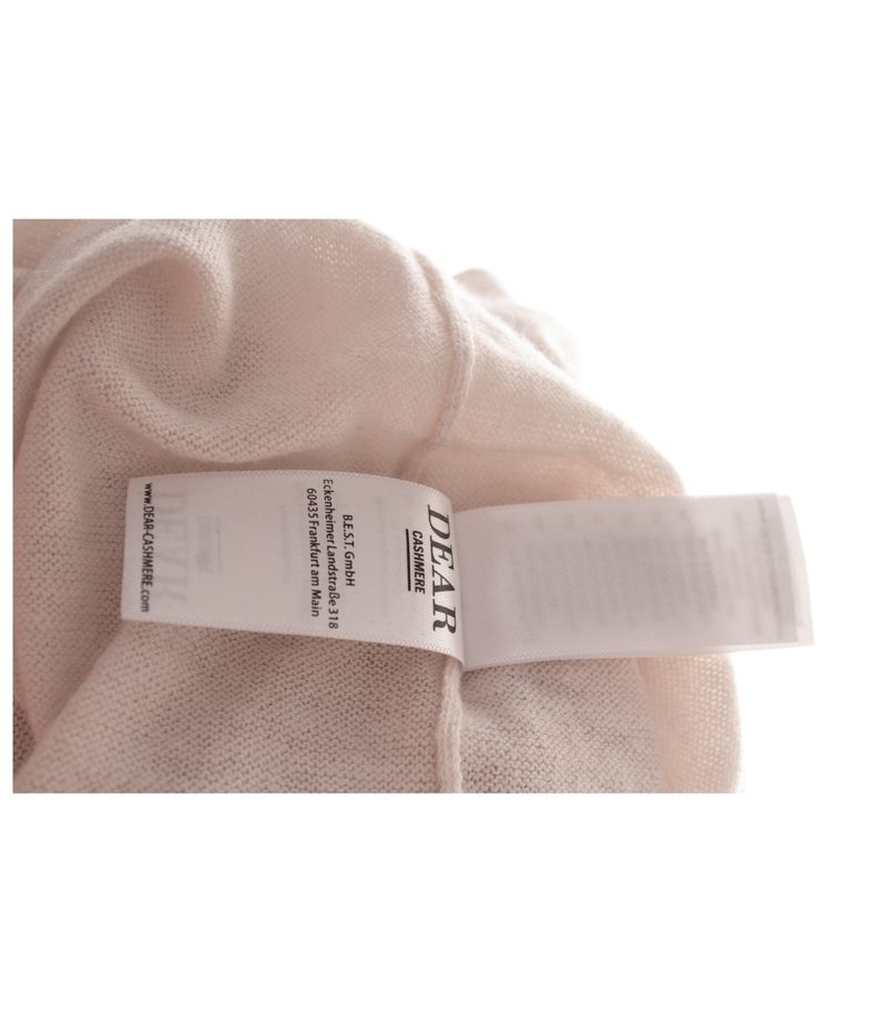 Dear Cashmere Damen Pullover Oberteil Gr. S Kaschmirmix Beige Langarm – Foto 8