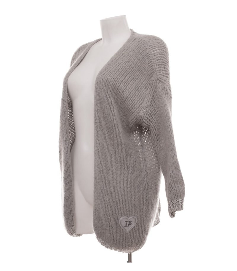 Lemonada Damen Strickjacke ca. Gr. 44 Grau Oversize Grobstrick – Foto 2