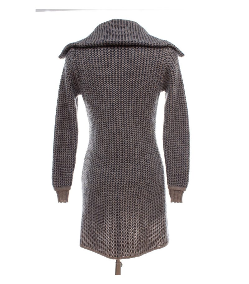 Paolo Casalini Damen Strickmantel ca. Gr. 36 Mehrfarbig Zweireiher Mohair-Mix – Foto 4