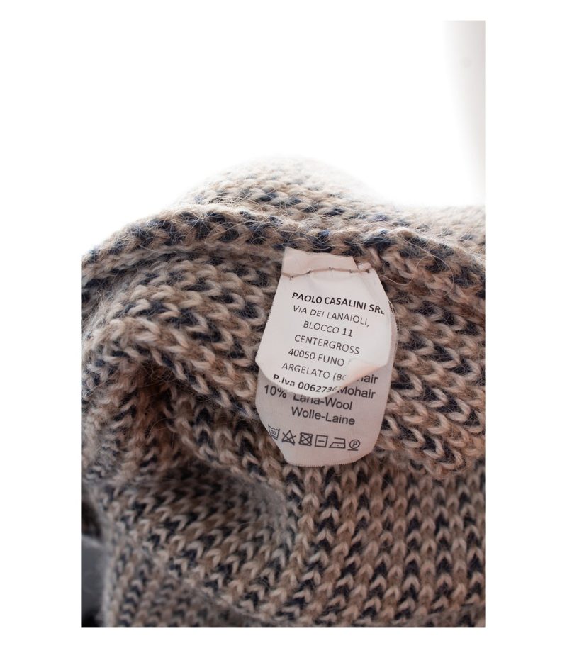 Paolo Casalini Damen Strickmantel ca. Gr. 36 Mehrfarbig Zweireiher Mohair-Mix – Foto 7