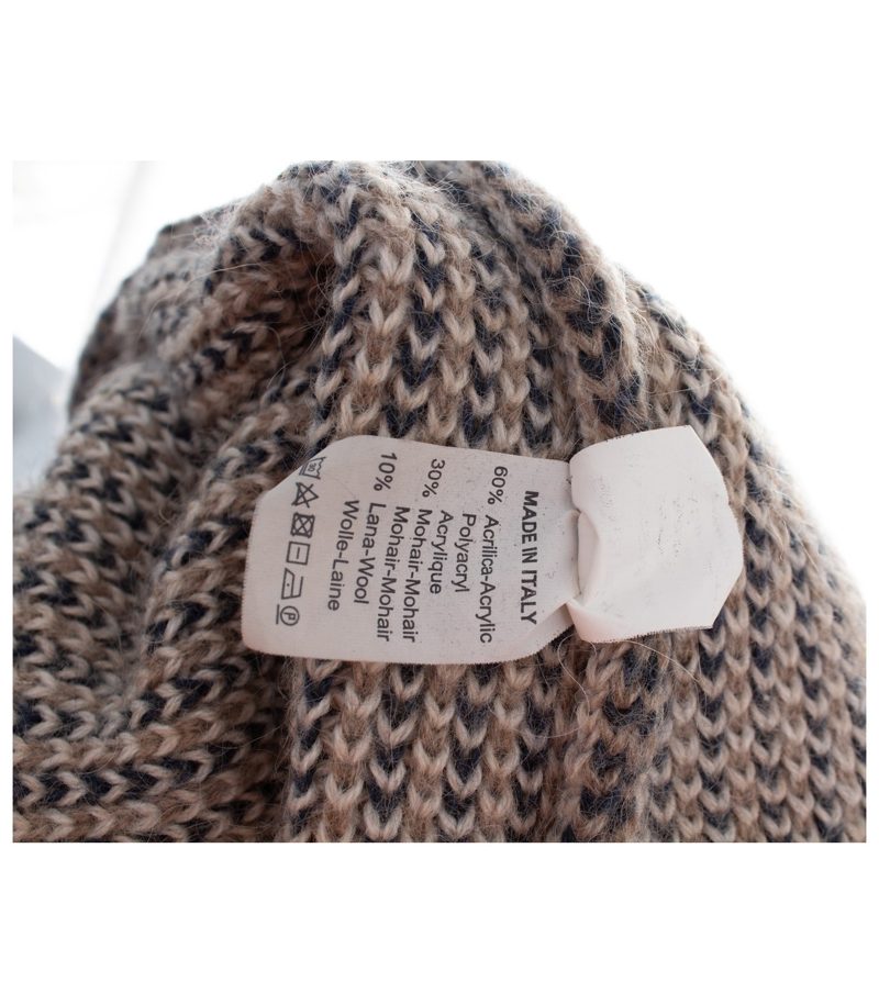 Paolo Casalini Damen Strickmantel ca. Gr. 36 Mehrfarbig Zweireiher Mohair-Mix – Foto 8