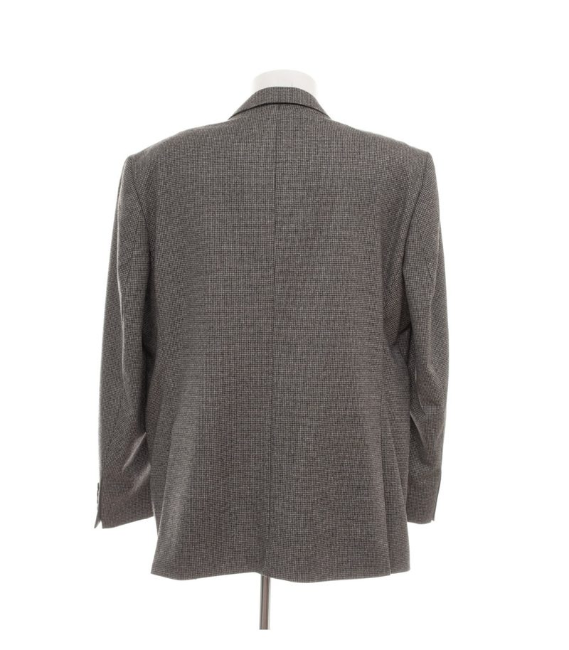 Daniels & Korff Herren Sakko Gr. 56 Modell S3 Grau Einreiher Wolle Hahnentritt – Foto 3