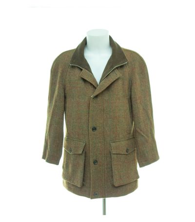 Parforce Herren Jacke Tweedjacke Gr. 50 Wolle Braun Harris Tweed