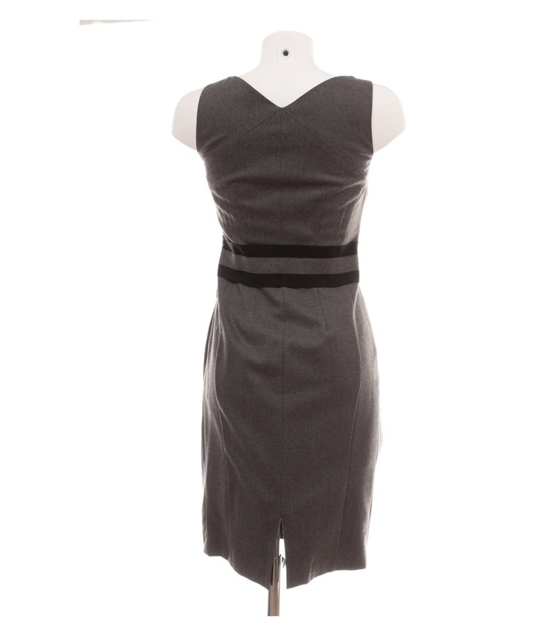 René Lezard Damen Kleid Gr. 34 Grau Wollmix – Foto 3