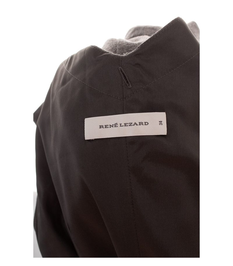 René Lezard Damen Kleid Gr. 34 Grau Wollmix – Foto 5
