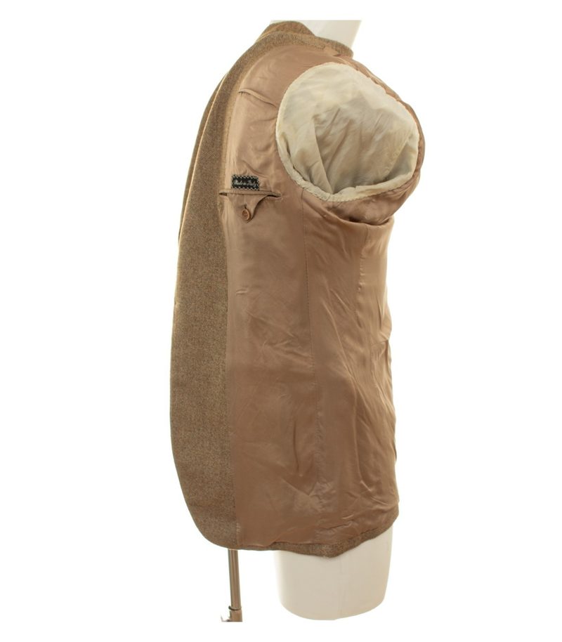 Kiton Herren Sakko ca. Gr. 46 Braun Einreiher Fischgrat – Foto 7