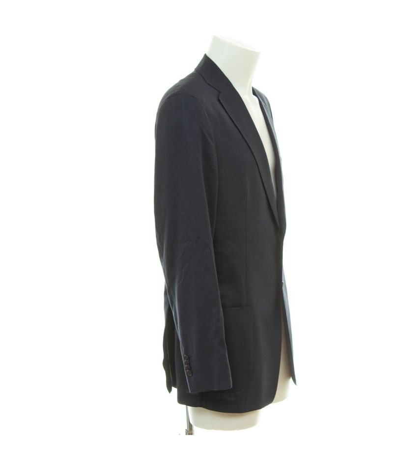 Toyner Herren Sakko Gr. 50 Blau Einreiher Wolle Fratelli Tallia di Delfino – Foto 2