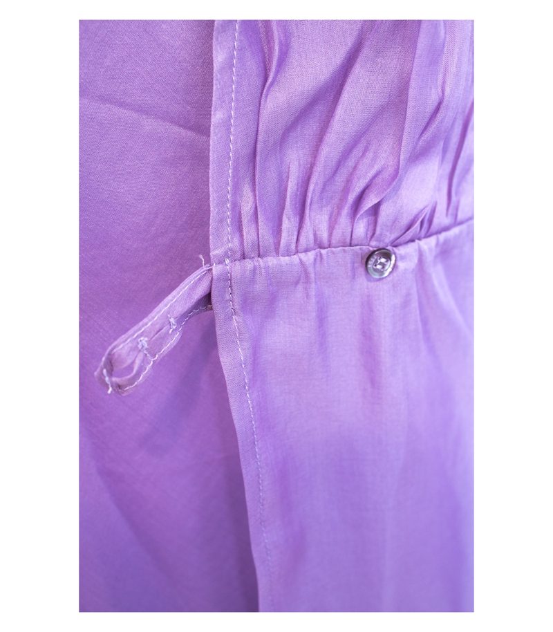 HUGO BOSS Damen Kleid Cocktailkleid Gr. DE 42 Lila Seide – Foto 6