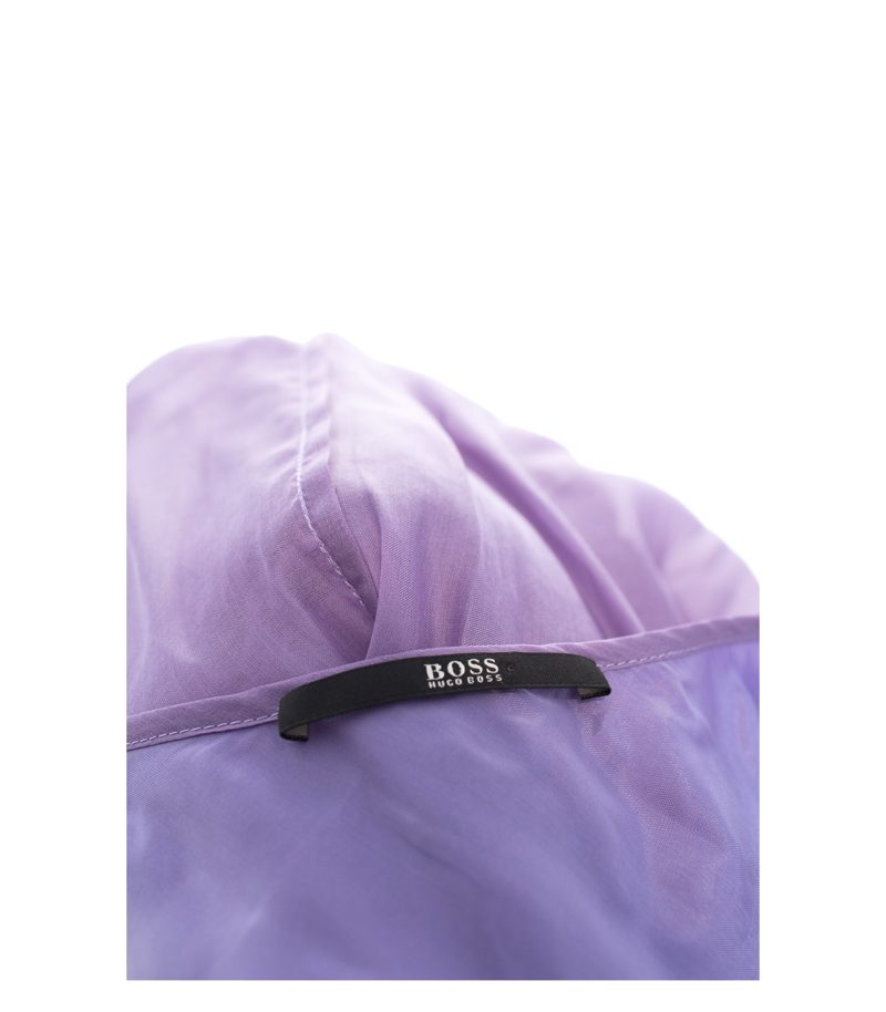 HUGO BOSS Damen Kleid Cocktailkleid Gr. DE 42 Lila Seide – Foto 9
