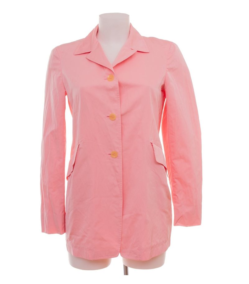 Jil Sander Damen Blazer Gr. 36 Rosa Tailliert Seidenmix – Foto 1
