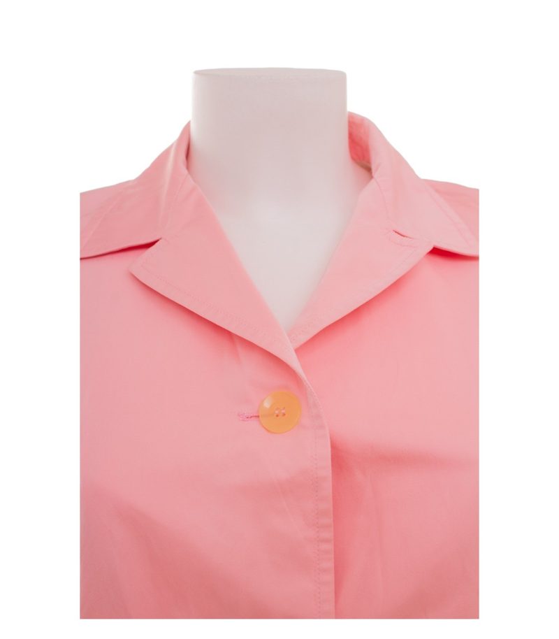 Jil Sander Damen Blazer Gr. 36 Rosa Tailliert Seidenmix – Foto 5