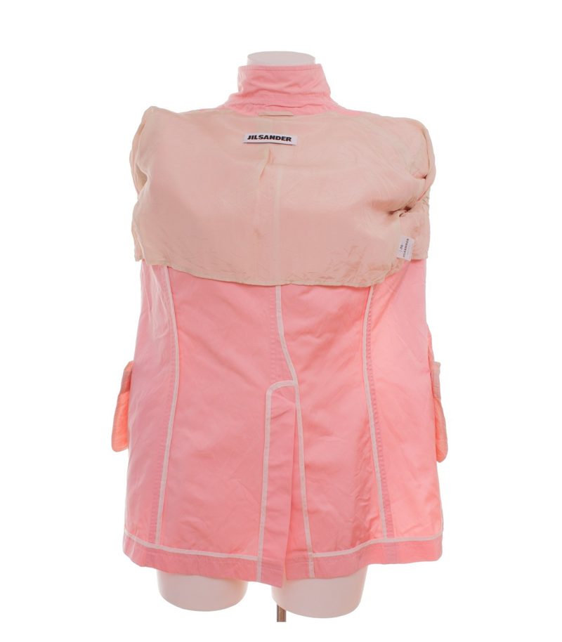 Jil Sander Damen Blazer Gr. 36 Rosa Tailliert Seidenmix – Foto 6