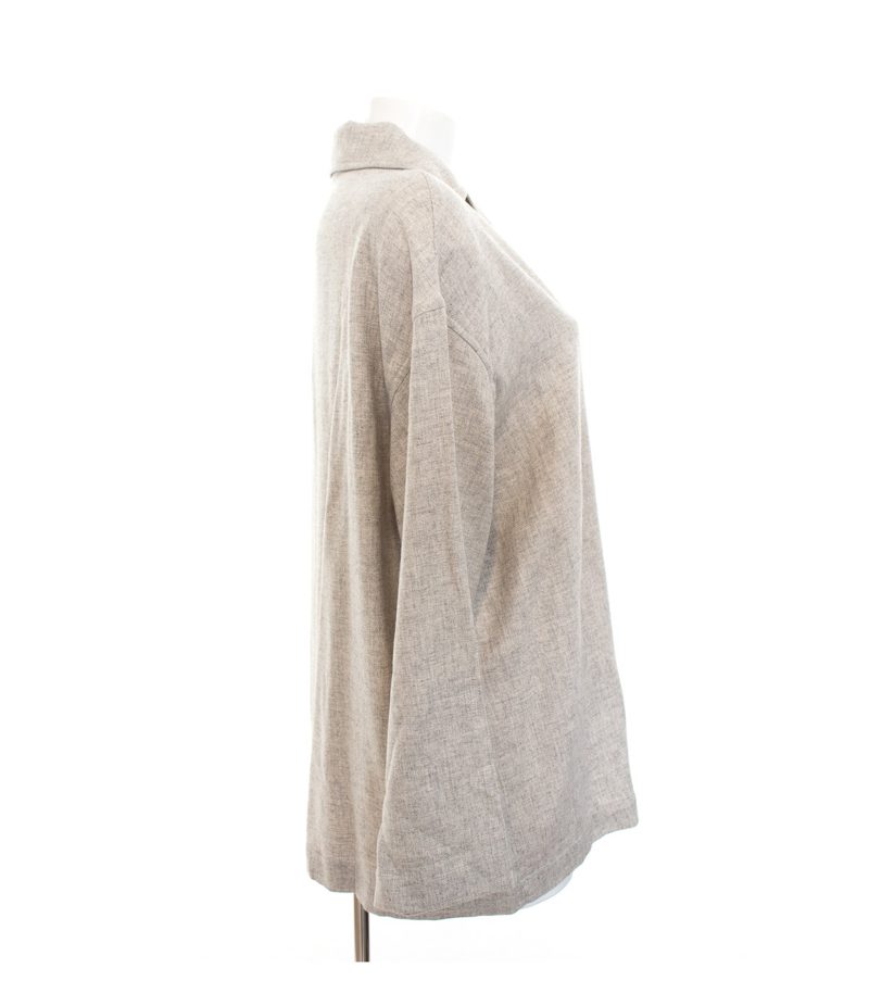 ESCADA Damen Oversize Blazer Hellgrau Gr. DE 36 Wolle Kaschmir – Foto 3