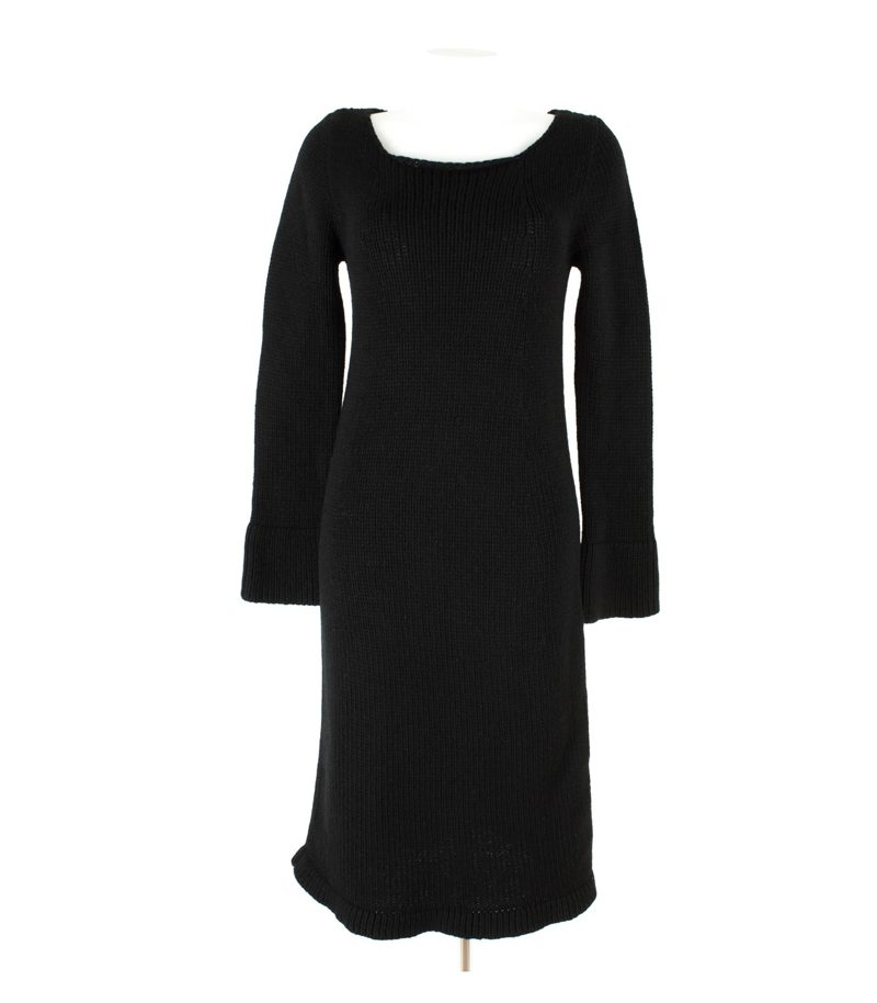 UNITED COLORS OF BENETTON Damen Kleid Strickkleid Gr. S – Foto 1