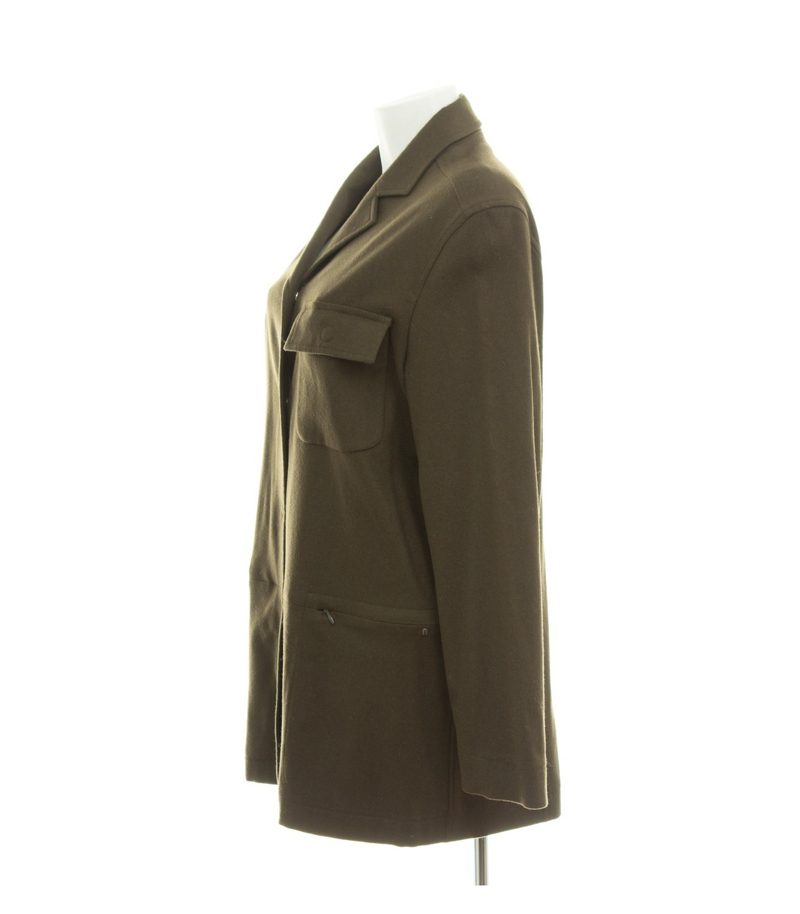 Aigner Damen Jacke Gr. 40 Olivgrün Blazer Wollmix – Foto 3
