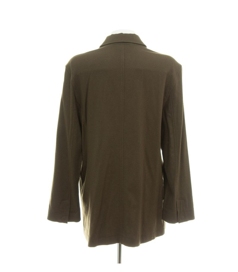 Aigner Damen Jacke Gr. 40 Olivgrün Blazer Wollmix – Foto 4