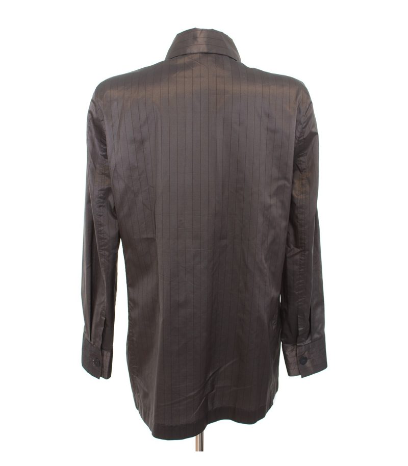 TONI GARD Damen Bluse Shirt Gr. DE 38 Braun Seide – Foto 3