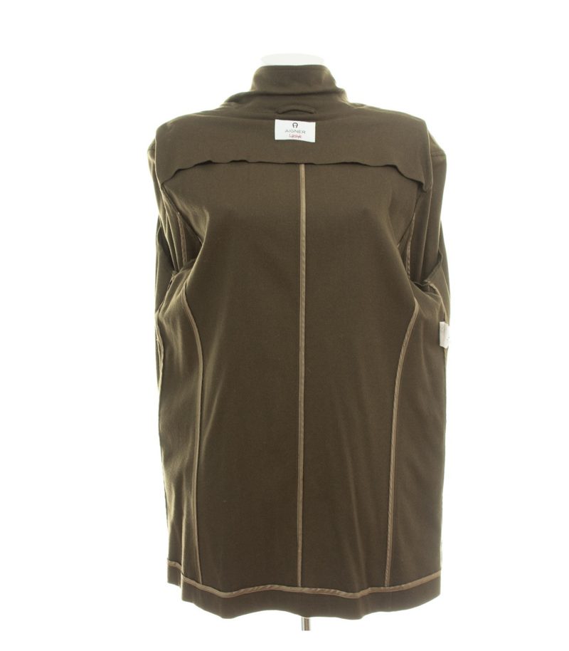 Aigner Damen Jacke Gr. 40 Olivgrün Blazer Wollmix – Foto 7