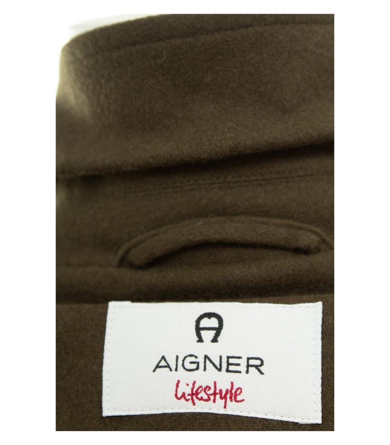 Aigner Damen Jacke Gr. 40 Olivgrün Blazer Wollmix – Foto 9